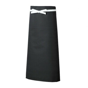 船橋(フナハシ) お役目用  耐溶剤前垂れ (コシ)  AF-3500  黒いこと  87×90