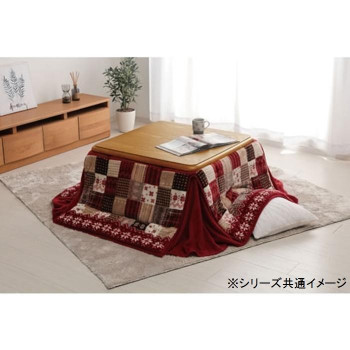 リーチェ こたつ布団 省スペース 180×220cm レッド 1171400241721|なないろ本舗店