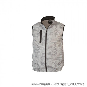 ジーベック(XEBEC) XE98010 空調服ベスト 迷彩シルバーグレー LL