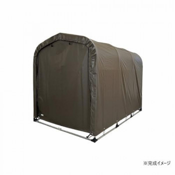 南榮工業 サイクルハウス 3台用(SB) スーパーブラウン|なないろ本舗店