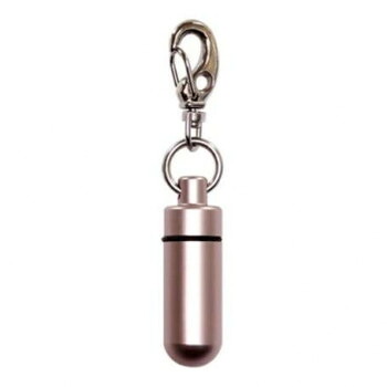 ペット供養 遺骨カプセル 小 キーホルダー ライトピンク H3.2cm 10入 060368