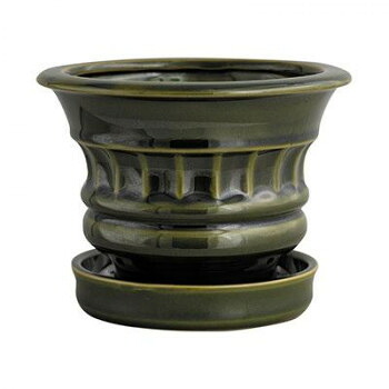 グリーンポット 植木鉢 ティエラ グリーン 13cm CP-4313GR 4個入｜なないろ本舗店