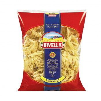 DIVELLA ディヴェッラ パスタ ♯91 タリアテッレ 500g×12個 606-137