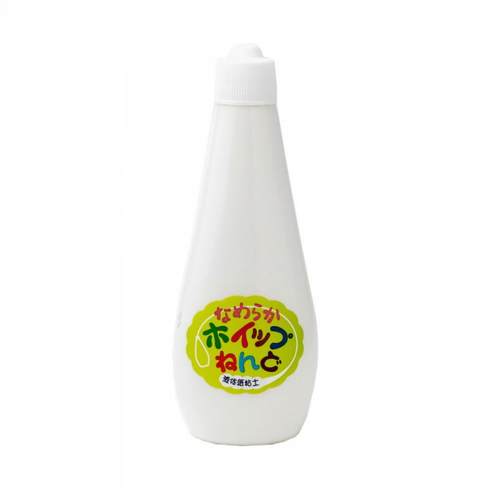 なめらかホイップねんど(液体紙粘土)　白　星形ヌキ穴付きチューブ入り　450g×10個