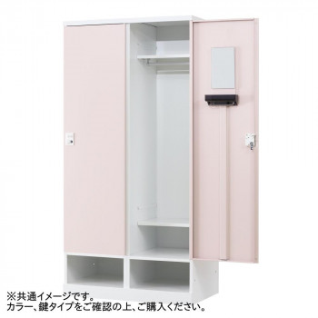 豊國工業 下段オープンタイプ2人用 W900(ダイヤル錠) RLK-TKD290-WLP