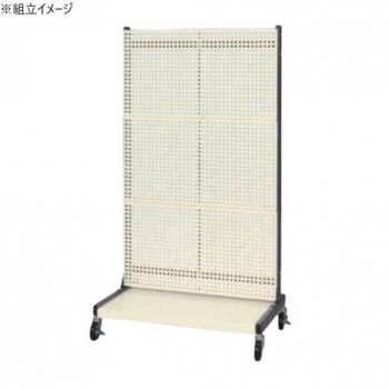 サカエ ラックシステム パンチングパネルタイプ 移動式 892×550×1640mm PLS-3PDR