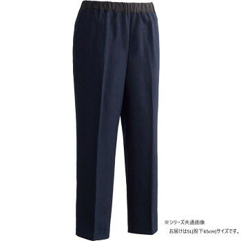 ケアファッション おしりスルッとパンツ(紳士) ネイビー 5L(股下65cm) 9753617