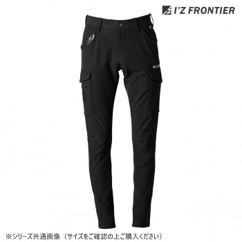 アイズフロンティア ストレッチカーゴパンツ 05 ブラック 82cm 5862