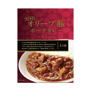 73231 オリーブ豚ポークカレー 180g ×40セット|なないろ本舗店