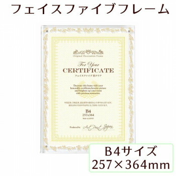 A.P.J フェイスファイブフレーム B4(257×364mm)対応 箔クリア 1000059255