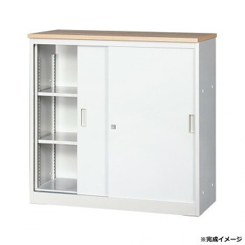 取り合わせカウンタ 書庫型御機嫌カウンタ W900 鍵・棚板2枚付 COM-CVA-9HS-NA