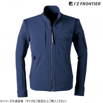 アイズフロンティア ナイロン2WAYストレッチワークジャケット 02 ネイビー 3L 3570