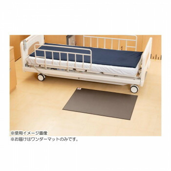 行動・ジャパン ワンダーマット M 赤銅色(UMW-06) UWBN210 転倒防止マット・シート-介護用品-移動・歩行支援用品
