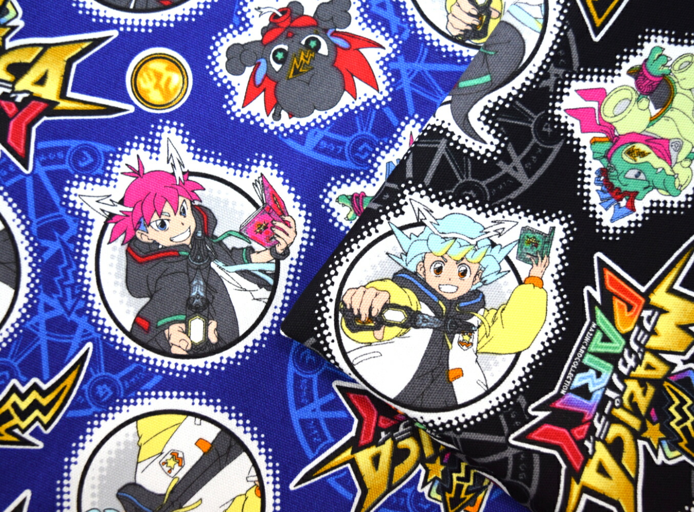 【オックス】「マジカパーティー」 オックス生地 布 生地 マスク 入園入学 綿100％ キャラクター スモック 手作り画像