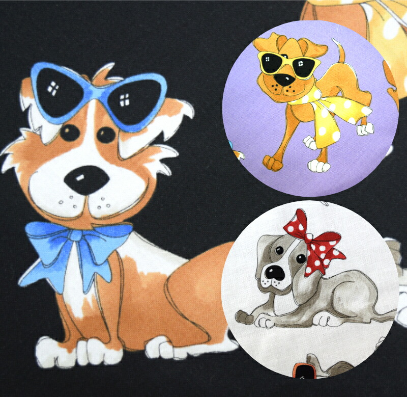 ◖⚆ᴥ⚆◗DoggieDelight/バニティポーチ/ロラライハリス/ワンちゃん ましかくポーチ ロラライハリス 刺繍 にゃんこ - メルカリ