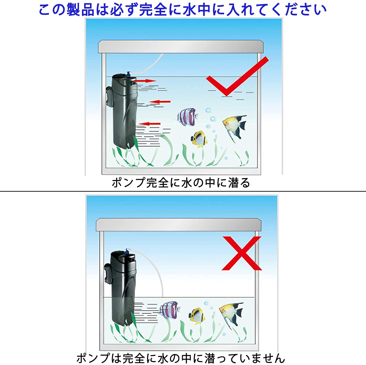 楽天市場 決算セール500円off水槽フィルター アクアリウムフィルター 多機能化 Uvランプ オートフィルター 水中殺菌 灯付き ろ過装置 アクアテラリウム Petico