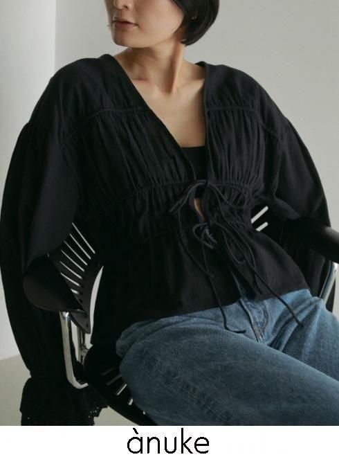 今日のみ値下げ アンヌーク★未使用★Cutwork Box Blouse ànuke online store（アンヌーク） / Cutwork Box BlouseCutwork