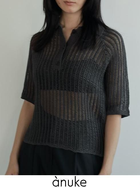 楽天市場】【即日出荷】anuke アンヌーク Wool Zip Knit 24秋冬