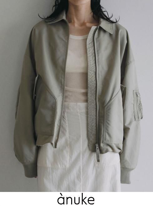 【予約】 anuke アンヌーク MA-2 Flight Jacket★ 26秋冬予約 62620201 ジャケット 入荷予定 : 9月中旬～ アウター エムエーワンフライトジャケット アウター 羽織