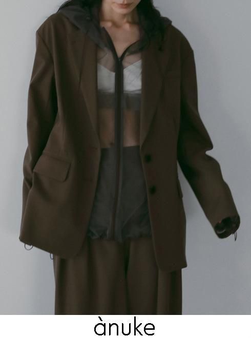 anuke　Eco Suede Jacket 36 anuke/アンヌーク Eco Suede Jacket 62520102 スエード ジャケット