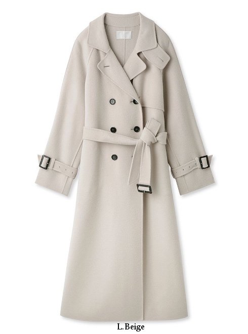 予約】15%OFF! CELFORD セルフォード ウール混リバートレンチコート 23 
