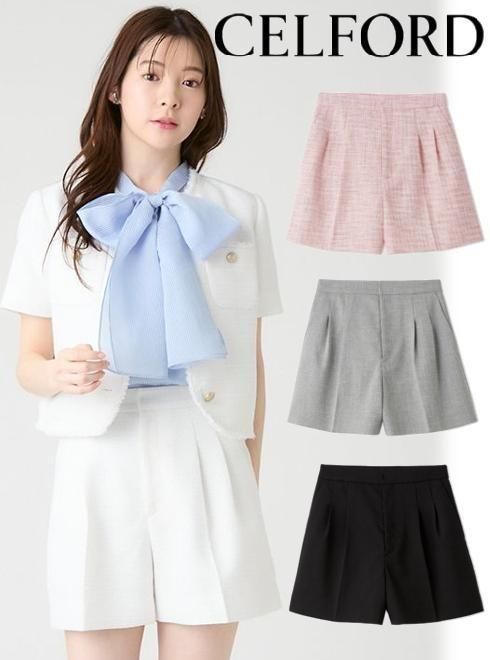 【即日さし出し】(継続期間制限事項10%OFF\u0026400円OFF) CELFORD  独居室ジェラルド・r・フォード バリエーションショートパンツ  26春夏. CWFP262048 遊撃手ズボン下  下つ方【新作】