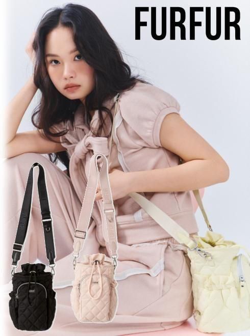 【予約】【待望追加】(マラソン10%OFF&400円OFF) FURFUR ファーファー ナイロンキルティングミニショルダーバッグ 26春夏.予約2 RWGB262505 ハンド・ショルダーバッグ 入荷予定 : 8月中旬~|HeartySelect 店