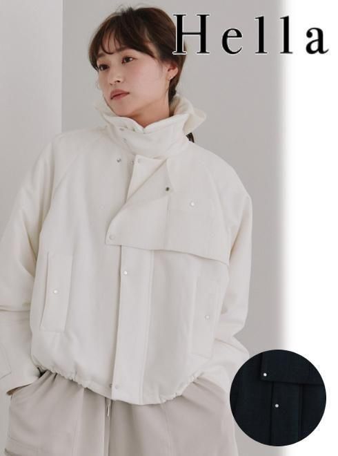 【楽天市場】【予約】 (10%OFF~3/21) Hella ヘラ gun flap blouson 25秋冬予約 h253-04 ブルゾン ...