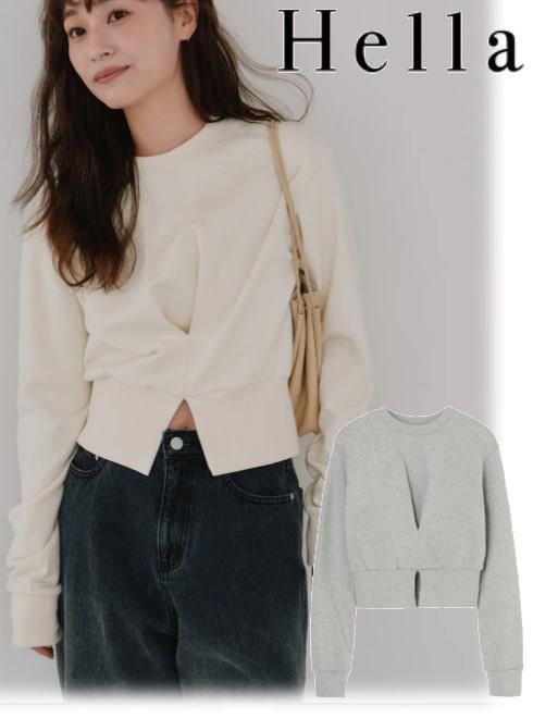 【楽天市場】【即日出荷】【待望追加】 (限定価格10%OFF&300円OFF) Hella ヘラ 'front tuck cropped ...