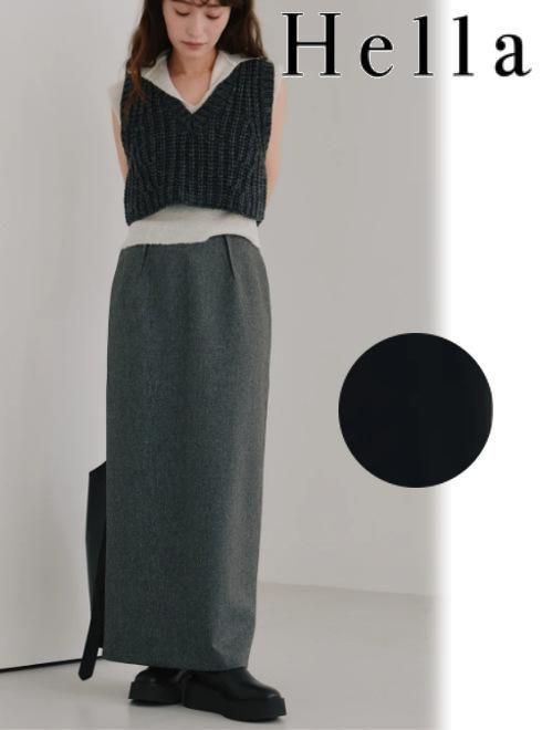 【楽天市場】【即日出荷】【待望追加】 (冬セール50%OFF&500円OFF) Hella ヘラ melange tight skirt 25 ...
