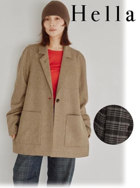 【予約】(期間限定10%OFF) Hella ヘラ Design Sleeve Tailored Jacket  26秋冬予約 h263-02 ジャケット 入荷予定 : 8月中旬～