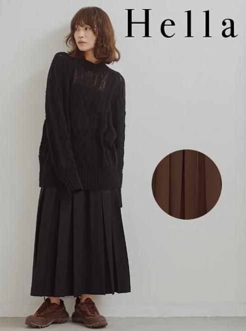 【楽天市場】【予約】(期間限定10%OFF) Hella ヘラ Box Pleat Skirt 26秋冬予約 h263-35 パンツ 入荷予定 ...