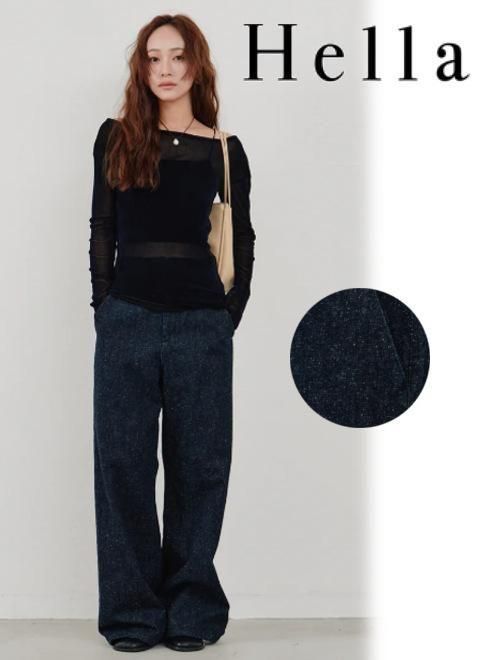 【Hella 2026 SPRING/SUMMER】wide nep denim main image 0