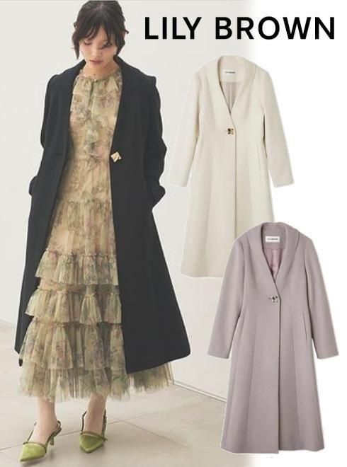 今期モデル　LILYBROWN リリーブラウン　チェスターコート　完売商品 リリーブラウン LILY BROWN 【WEB限定カラー】チェスターコート