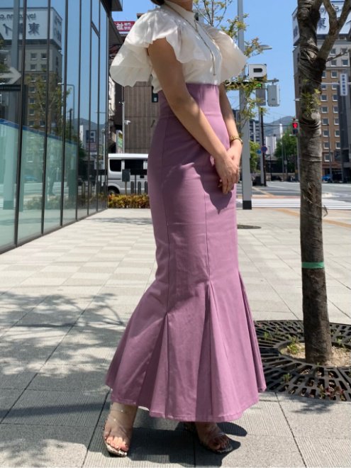 期間限定14%OFF! snidel スナイデル ハイウエストヘムフレアスカート  