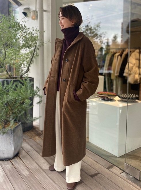 クーポン利用&送料無料 wool ragran long coat(ウール ラグラン コート