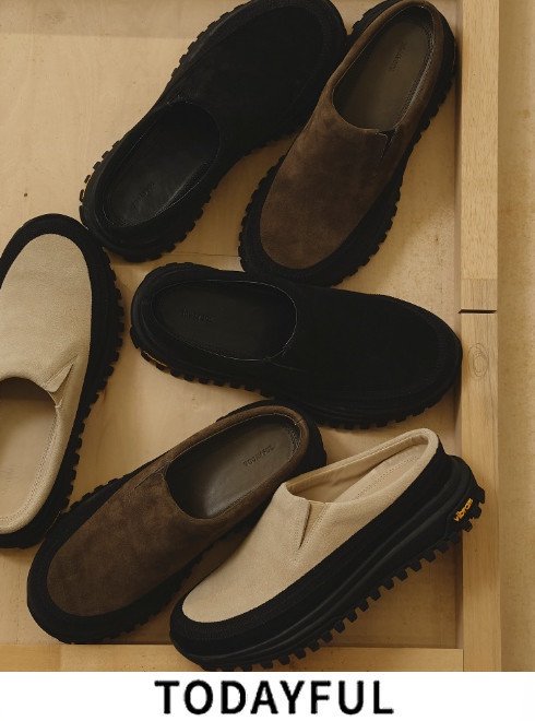 楽天市場】【予約】TODAYFUL トゥデイフル Squaretoe Leather Sabot