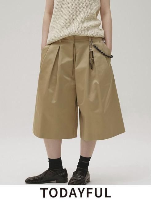 【予約】TODAYFUL トゥデイフル Chino Bermuda Pants★ 26秋冬予約 12610725 パンツ 入荷予定 : 7月上旬～ ボトム チノバミューダパンツ 半端丈 ミドル トレンド