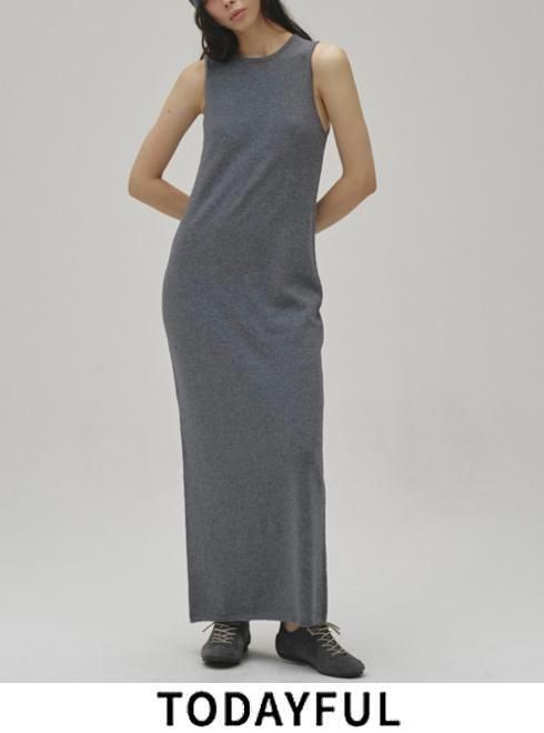 【取って置く】TODAYFUL トゥデイフル Cottonwool Pencil Dress★ 26秋冬取って置く 12620301 マキシ衣裳 入荷予定を組む : 9月上旬～ コットンウールペンシルドレス ロング