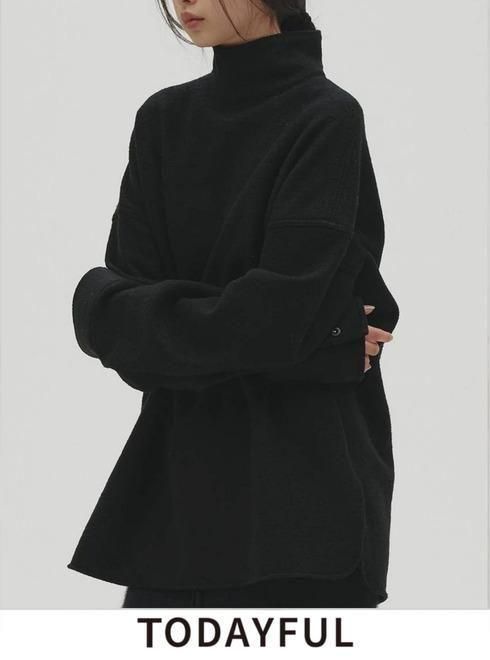 【取って置く】(PT5倍～6/7) TODAYFUL  トゥデイフル  Softwool Highneck Tops★  26秋冬.取って置く 12620407 ニットトップス 入荷予定を組む : 10月下旬～ 26冬受注会 トップス