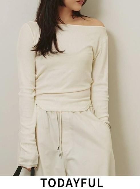 【取って置く】TODAYFUL トゥデイフル Soft Fraise Tops★ 26秋冬取って置く 12620603 ティーシャツ 入荷予定を組む : 8月下旬～ トップス ソフトフライストップス