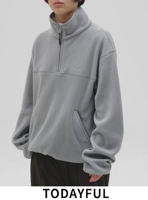 【取っておく】TODAYFUL  トゥデイフル  Halfzip Fleece Pullover★  26秋冬.取っておく 12620607 カットソー 入荷予定を組む : 12月下旬～ 26冬受注会
