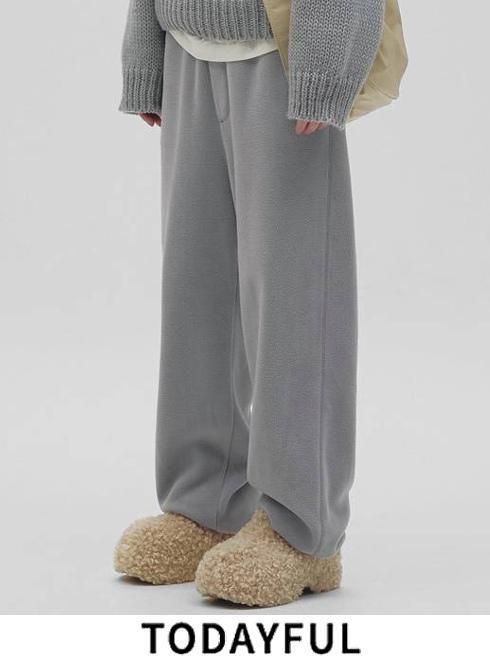 【取っておく】TODAYFUL  トゥデイフル  Easy Fleece Pants★  26秋冬.取っておく 12620711 ズボン下 入荷予定を組む : 12月下旬～ 26冬受注会