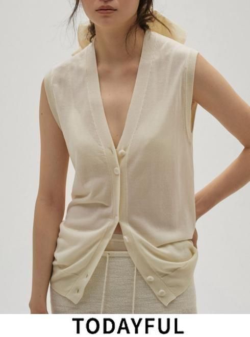 楽天市場】【予約】TODAYFUL トゥデイフル Hand Knit Vest☆ 26春夏