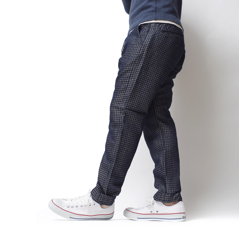 9 7 00 9 11 1 59 Off パンツ メンズ ブランド カジュアル トラウザー ギンガムチェック 綿麻 大人 快適 リラックス 通気性 きれい シルエット 長袖 40年代 50年代 アメカジ 横浜 Sgcc Bm