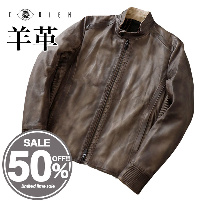 Sayluth Arch レザージャケット Lサイズ ブラウン Sayluth Arch レザージャケット Lサイズ ブラウン