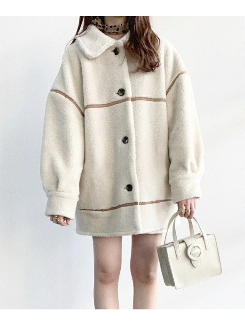 楽天市場 Sale 57 Off スタッフ人気 リバーシブルボアムートンコート Heather ヘザー コート ジャケット コート ジャケットその他 ホワイト ブラック ベージュ Rba E 送料無料 Rakuten Fashion Heather ヘザー