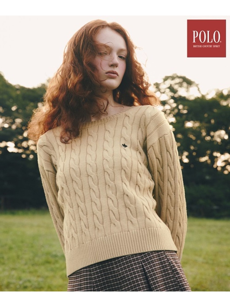 楽天市場】【POLO BCS(ポロ・ビーシーエス)】ケーブルワンピース