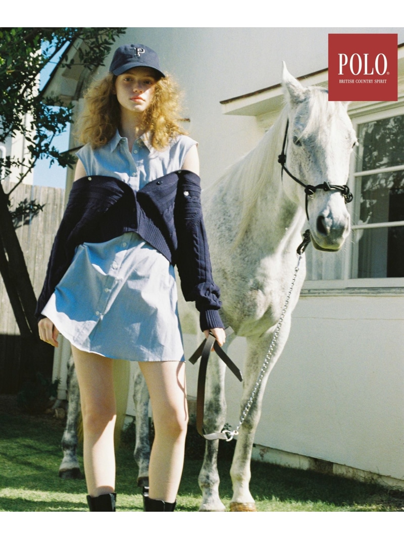 【SALE／37%OFF】【POLO BCS(ポロ・ビーシーエス)】ドッキングミニワンピース Heather ヘザー ワンピース・ドレス チュニック グレー ネイビー【RBA_E】【送料無料】[ Fashion]