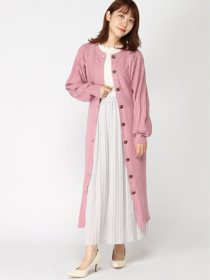 楽天市場 Rakuten Fashion Sale 60 Off マエボタンニットop Heather ヘザー ワンピース ニットワンピース ピンク ブラック ベージュ Rba E Heather ヘザー